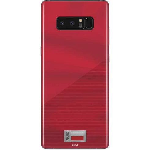 Poland Soccer Flag Galaxy Note 8 Skin